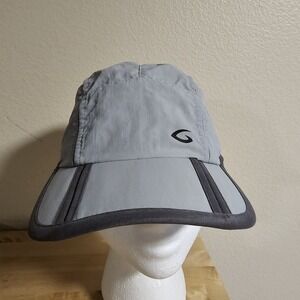 SIGGI Adjustable Strapback Unisex Men Women Run Hike Cap Hat Gray Foldable Brim